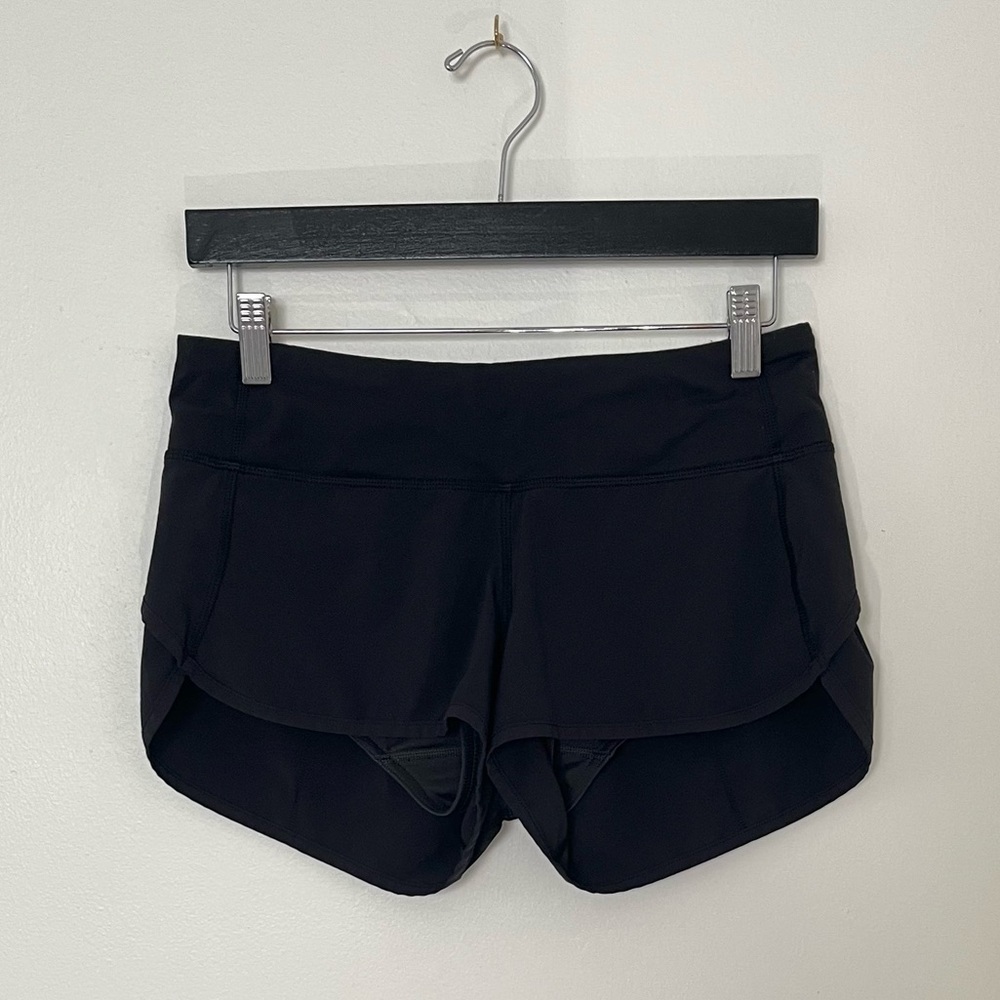 Lululemon Speed Up Low-Rise Lined Short 2.5” Black